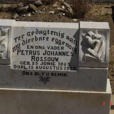 ROSSOUW Petrus Johannes 1865-1930