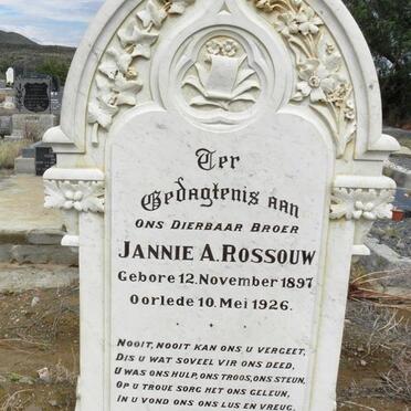 ROSSOUW Jannie A. 1897-1926