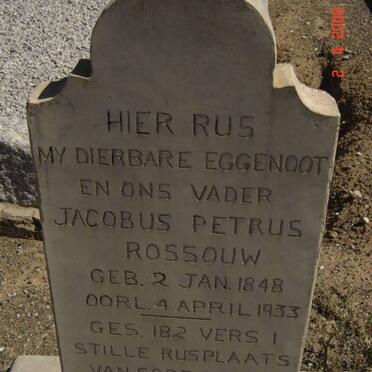 ROSSOUW Jacobus Petrus 1848-1933