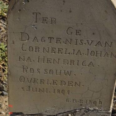 ROSSOUW Corneelia Johanna Hendrica -1891