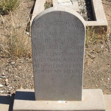 ROUSOUW Awie A. 1927-1938