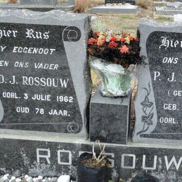 ROSSOUW D. J. -1962 &amp; P.J. GOUWS 1896-1974