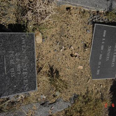 STEVENS James Charles 1881-1926 &amp; Gwen S. 1887-1975