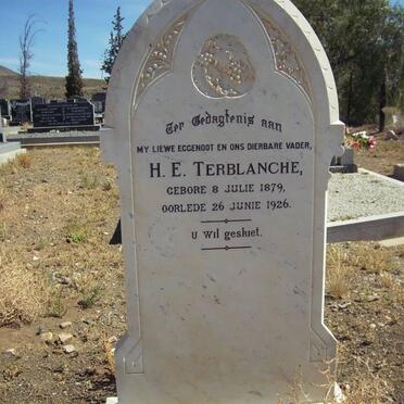TERBLANCHE H.E. 1879-1926