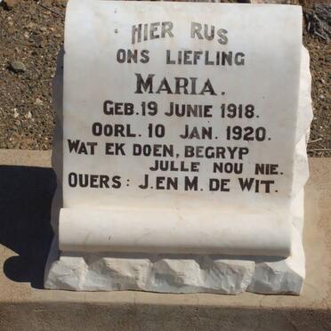 WIT Maria, de 1918-1920