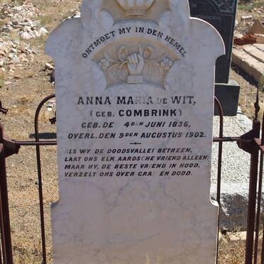 WIT Anna Maria, de nee COMBRINK 1836-1902