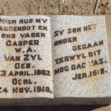 ZYL Casper W.A., van 1882-1918