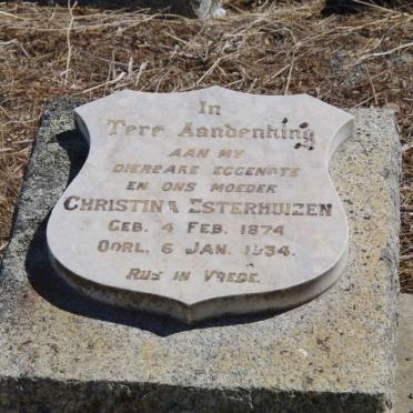 ESTERHUIZEN Christina 1874-1934