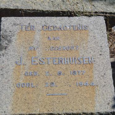 ESTERHUIZEN J. 1877-1944