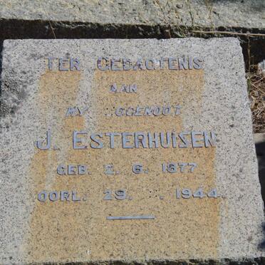 ESTERHUIZEN J. 1877-1944
