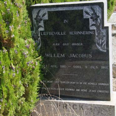 FRICK Willem Jacobus 1910-1961