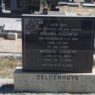 GELDENHUYS Matheus Lourens 1890-1974 &amp; Susanna Elizabeth GELDENHUYS 1899-1967 :: GELDENHUYS Hennie 1927-1993