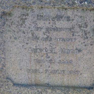 HUGO Anna L. -1927