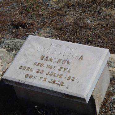 HANEKOM Maria Susana -192?