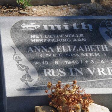 SMITH Anna Elizabeth nee SPAMER 1946-2000