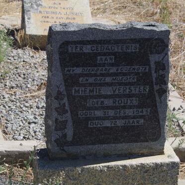 VERSTER Miemie nee ROUX -1945