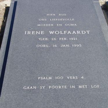 WOLFAARDT Irene 1921-1995