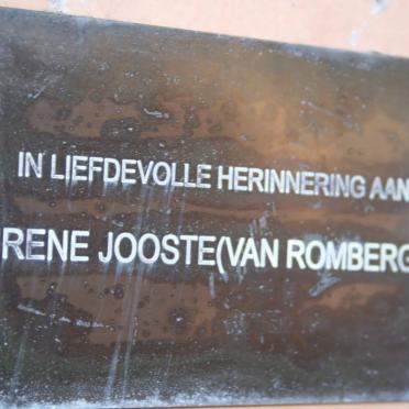 JOOSTE Irene nee VAN ROMBERG