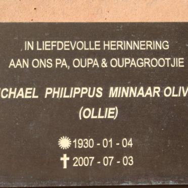 OLIVIER Michael Philippus Minaar 1930-2007