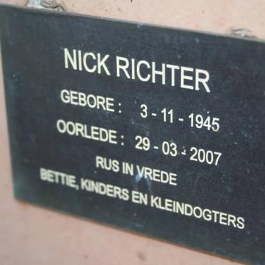 RICHTER Nick 1945-2007