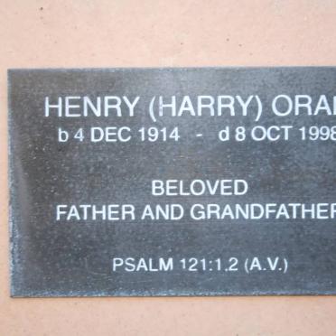 ORAM Henry 1914-1998