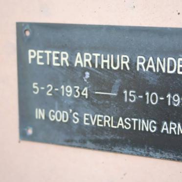 RANDELL Peter Arthur 1934-1997