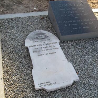 COETZEE Martinus J. H. 1870-1934 :: COETZEE Martinus J.H. 1870-1934 &amp; Susanna W. VERCUIEL 1869-1954