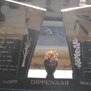 DIPPENAAR Jacobus C.E. 1916-1964 &amp; Cornelia M. 1926-2005