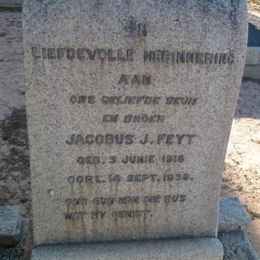 FEYT Jacobus J. 1918-1939