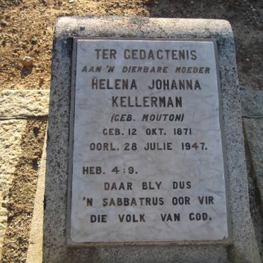 KELLERMAN Helena Johanna nee MOUTON 1871-1947