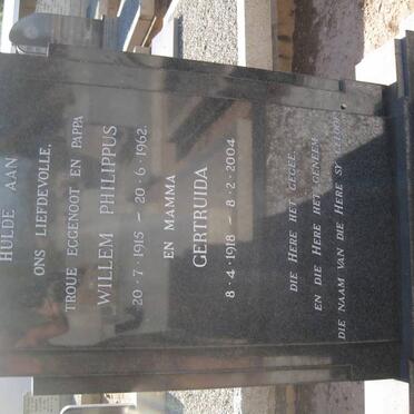 KITSHOFF Wilem Philippus 1915-1962 &amp; Gertruida 1918-2004