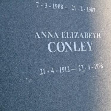 CONLEY Anna Elizabeth 1912-1998