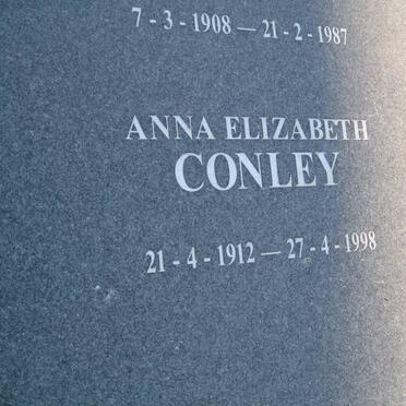 CONLEY Anna Elizabeth 1912-1998