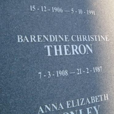 THERON Barendine Christine 1908-1987