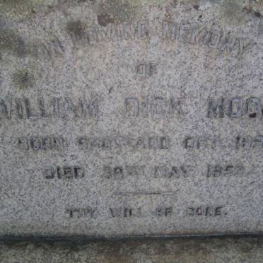 MOODIE William Dick 1891-1950