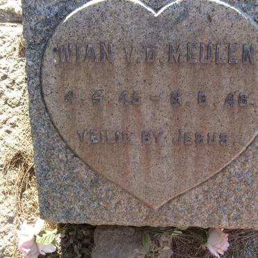 MEULEN Wian, v.d. 1945-1946
