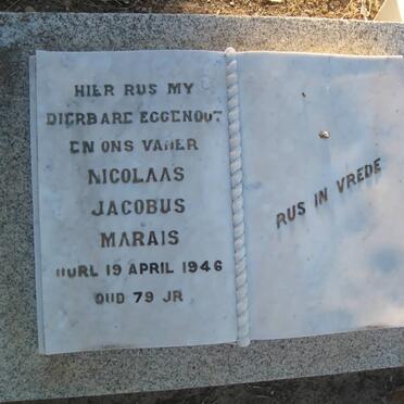 MARAIS Nicolaas Jacobus -1946