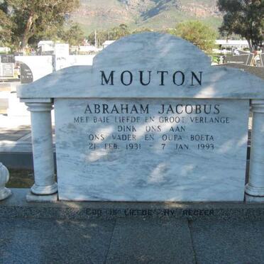 MOUTON Abraham Jacobus 1931-1993