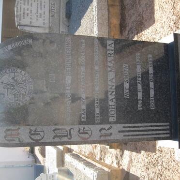 MEYER Johanna Maria  nee SMITH 1922-1959