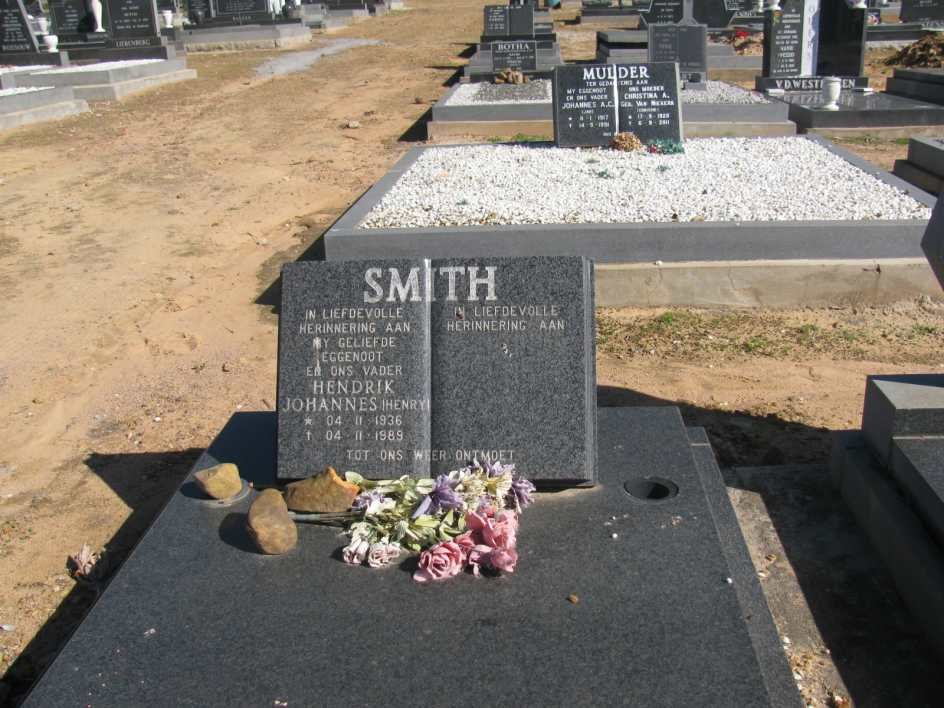 SMITH Hendrik Johannes 1936-1989