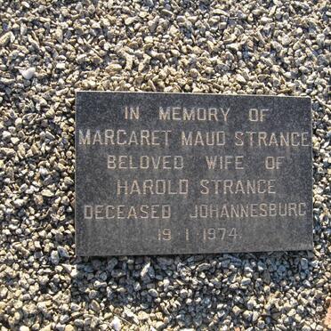 STRANGE Margaret Maud -1974