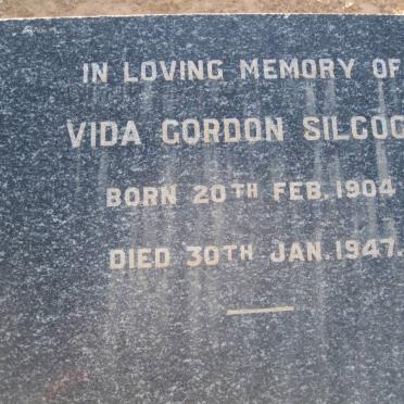 SILCOCK Vida Gordon 19048-1947