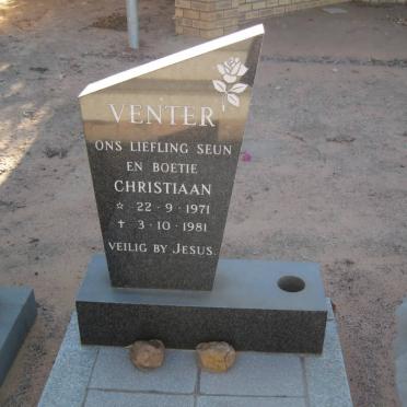 VENTER Christiaan 1971-1981