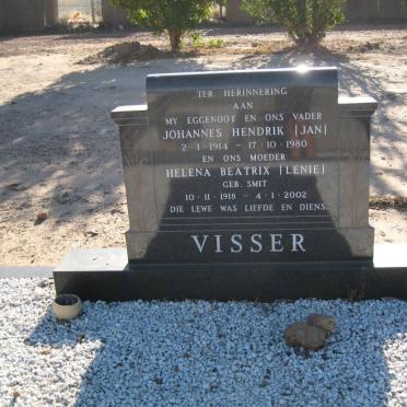 VISSER Johannes Hendrik 1914-1980 &amp; Helena Beatrix SMIT 1918-2002
