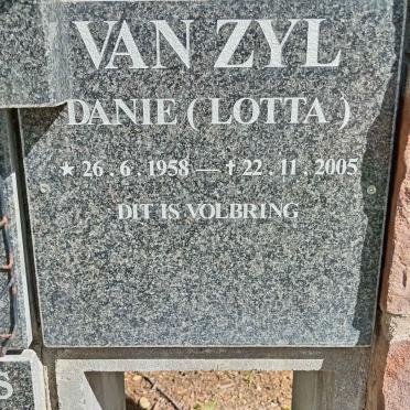 ZYL Danie, van 1958-2005