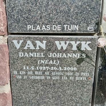 WYK Daniel Johannes, van 1927-2006