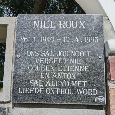 ROUX Niel 1940-1995