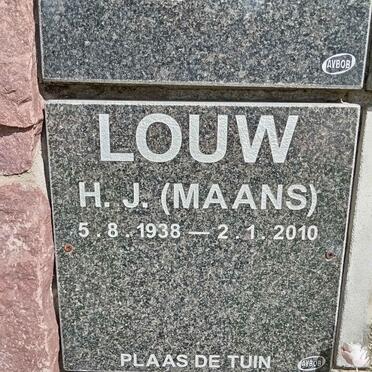LOUW H.J. 1938-2010