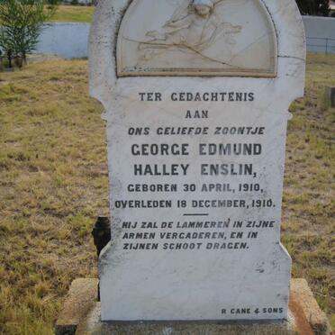 ENSLIN George Edmund Halley 1910-1910