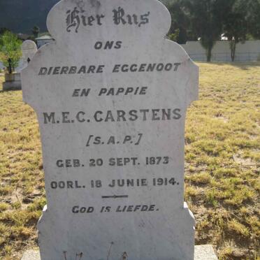 CARSTENS M.E.C. 1873-1914